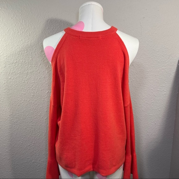 Anthropologie Knitted & Knotted Cold Shoulder Sweater - Picture 6 of 13